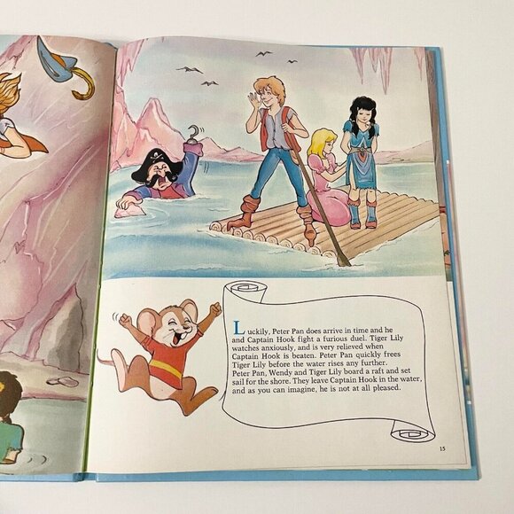 Vtg Peter Pan Well Loved Tales Peter Haddock Book - Picture 15 of 16